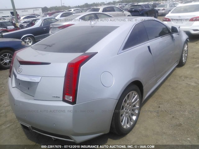 1G6DL1E32D0129285 - 2013 CADILLAC CTS PERFORMANCE COLLECTION SILVER photo 4