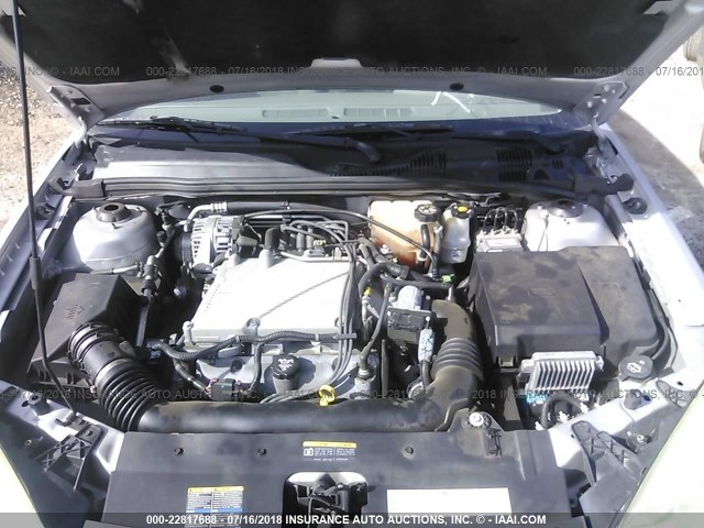 1G1ZT54854F179126 - 2004 CHEVROLET MALIBU LS SILVER photo 10