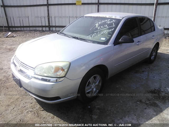 1G1ZT54854F179126 - 2004 CHEVROLET MALIBU LS SILVER photo 2