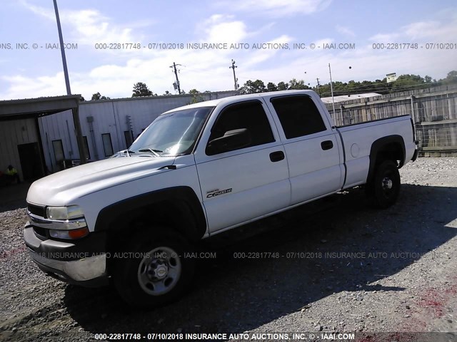 1GCHC23162F143416 - 2002 CHEVROLET SILVERADO C2500 HEAVY DUTY WHITE photo 2