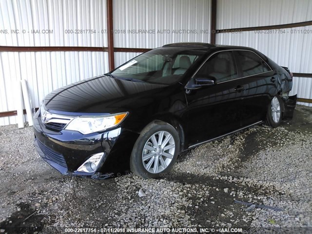 4T4BF1FK5ER345337 - 2014 TOYOTA CAMRY L/SE/LE/XLE 黑色 照片 2
