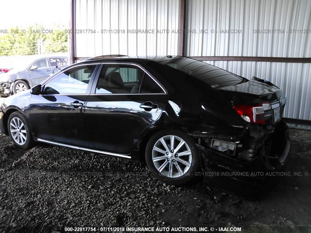 4T4BF1FK5ER345337 - 2014 TOYOTA CAMRY L/SE/LE/XLE 黑色 照片 3