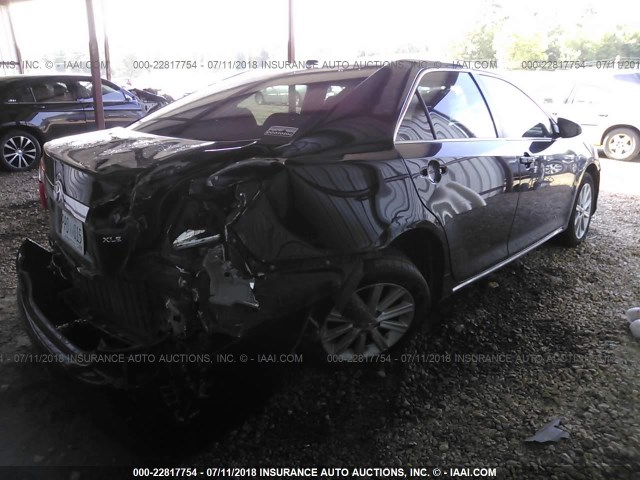 4T4BF1FK5ER345337 - 2014 TOYOTA CAMRY L/SE/LE/XLE 黑色 照片 4