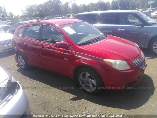 5Y2SL63895Z411341 - 2005 PONTIAC VIBE RED photo 1