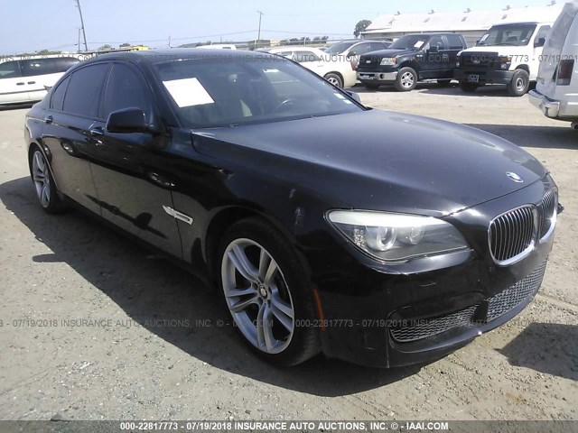 WBAKB8C58BCY65869 - 2011 BMW 750 LI BLACK photo 1