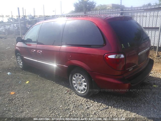 2C4GP54392R654273 - 2002 CHRYSLER TOWN & COUNTRY LXI RED photo 3