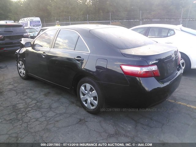 4T4BE46K48R032496 - 2008 TOYOTA CAMRY CE/LE/XLE/SE BLACK photo 3