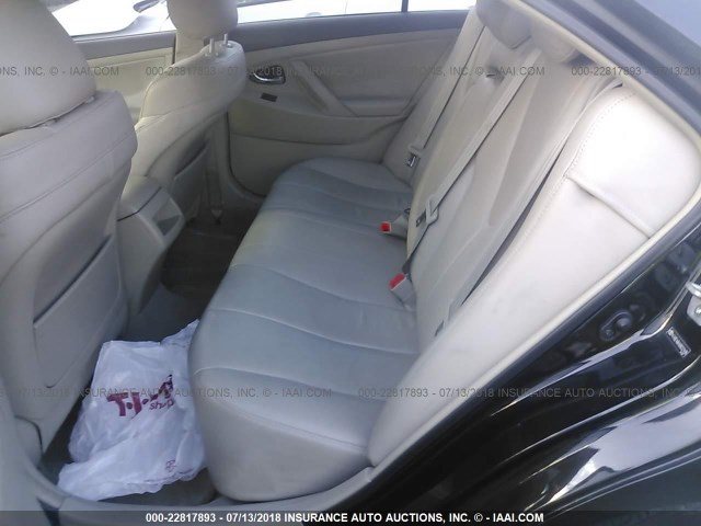 4T4BE46K48R032496 - 2008 TOYOTA CAMRY CE/LE/XLE/SE BLACK photo 8