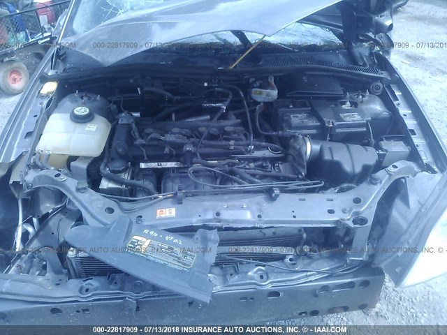 1FAHP31N57W268114 - 2007 FORD FOCUS ZX3/S/SE/SES GRAY photo 10