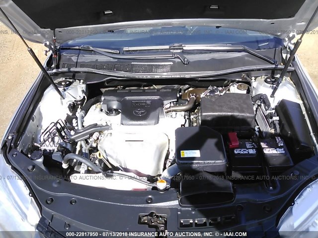 4T4BF1FK2GR551265 - 2016 TOYOTA CAMRY LE/XLE/SE/XSE SILVER photo 10