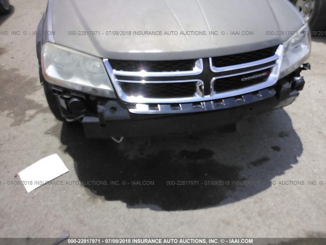 1C3CDZEG1CN246918 - 2012 DODGE AVENGER SXT GRAY photo 6