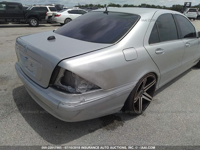 WDBNF67J66A466717 - 2006 MERCEDES-BENZ S 350 SILVER photo 6