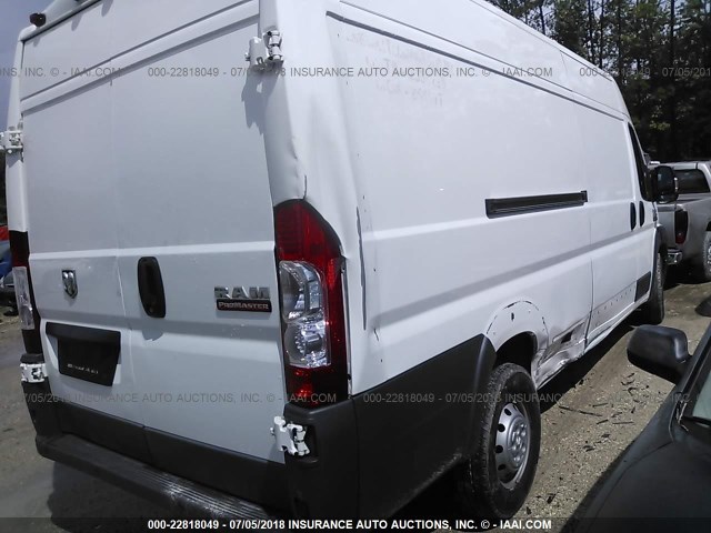 3C6URVJG0GE112239 - 2016 RAM PROMASTER 3500 3500 HIGH WHITE photo 4