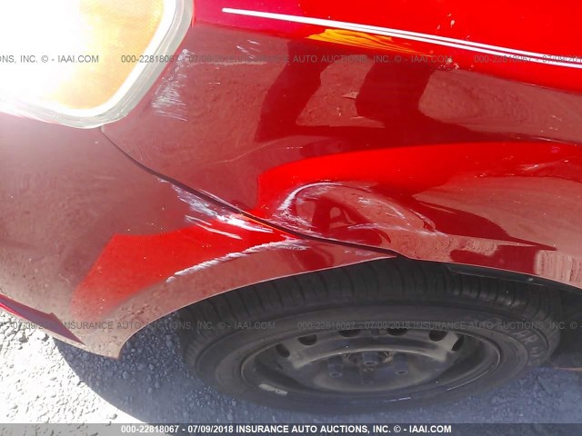 KL1TD5DE8AB044202 - 2010 CHEVROLET AVEO LS/LT 红色 照片 6
