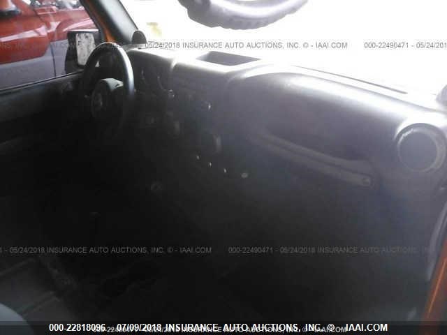 1C4AJWAG9CL171333 - 2012 JEEP WRANGLER SPORT 橙色 照片 5