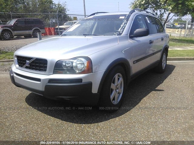 YV4CZ592X61227524 - 2006 VOLVO XC90 SILVER photo 2