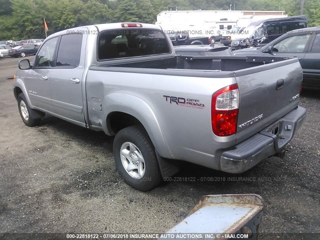 5TBDT44164S454414 - 2004 TOYOTA TUNDRA DOUBLE CAB SR5 GRAY photo 3
