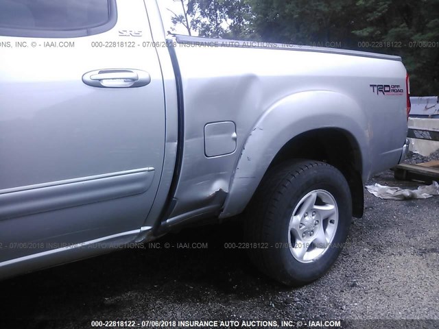 5TBDT44164S454414 - 2004 TOYOTA TUNDRA DOUBLE CAB SR5 GRAY photo 6