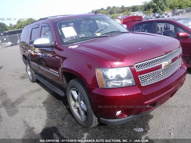 1GNSKKE34BR226498 - 2011 CHEVROLET SUBURBAN K1500 LTZ 红色 照片 1