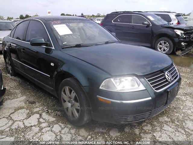 WVWRH63B02P138163 - 2002 VOLKSWAGEN PASSAT GLX GREEN photo 1