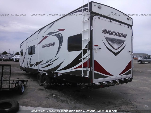 4X4TSHD28GC002759 - 2016 FOREST RIVER SHOCKWAVE  白色 照片 3