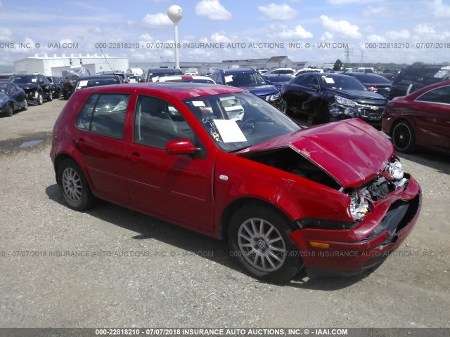 9BWGL61J444012057 - 2004 VOLKSWAGEN GOLF GLS RED photo 1