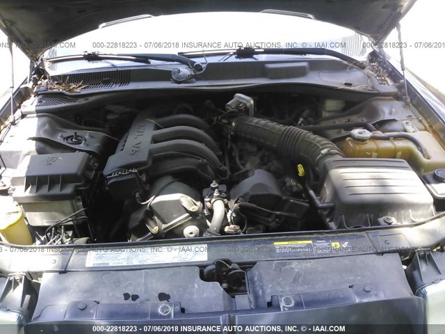 2C3JA43R45H644465 - 2005 CHRYSLER 300 BLACK photo 10