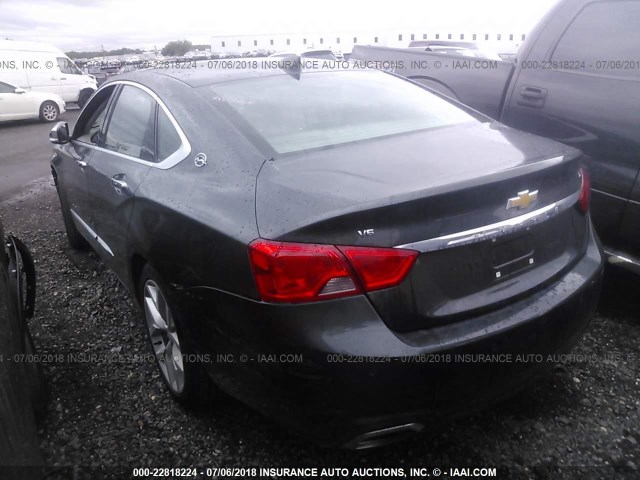 2G1125S36J9151377 - 2018 CHEVROLET IMPALA PREMIER GRAY photo 3