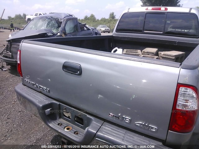 5TBBT44146S485199 - 2006 TOYOTA TUNDRA ACCESS CAB SR5 GRAY photo 6