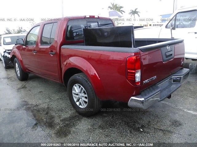 1N6AD0ER6JN743960 - 2018 NISSAN FRONTIER S/SV/SL/PRO-4X RED photo 3