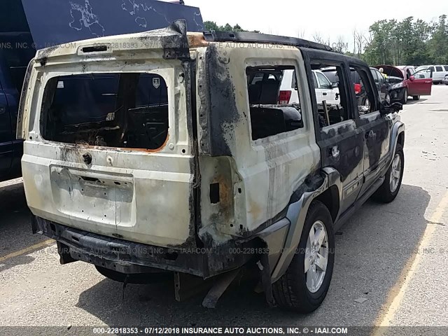 1J8HG48K88C140764 - 2008 JEEP COMMANDER SPORT მწვანე ფოტო 4