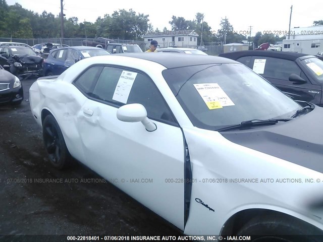 2C3CDYAG9EH153348 - 2014 DODGE CHALLENGER SXT WHITE photo 6