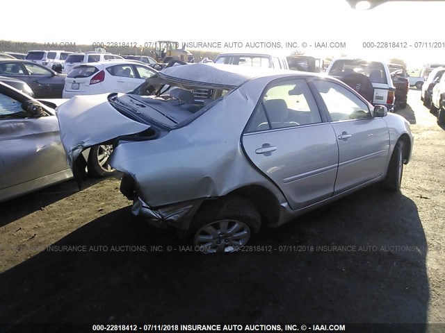 4T1BE32K64U844502 - 2004 TOYOTA CAMRY LE/XLE/SE 银色 照片 4