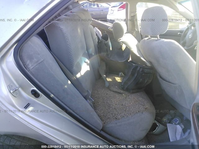 4T1BE32K64U844502 - 2004 TOYOTA CAMRY LE/XLE/SE 银色 照片 8