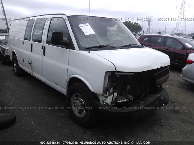 1GCGG29C491130258 - 2009 CHEVROLET EXPRESS G2500  WHITE photo 1