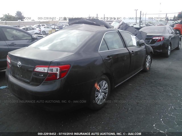 4T4BF1FK5ER439699 - 2014 TOYOTA CAMRY L/SE/LE/XLE 黑色 照片 4