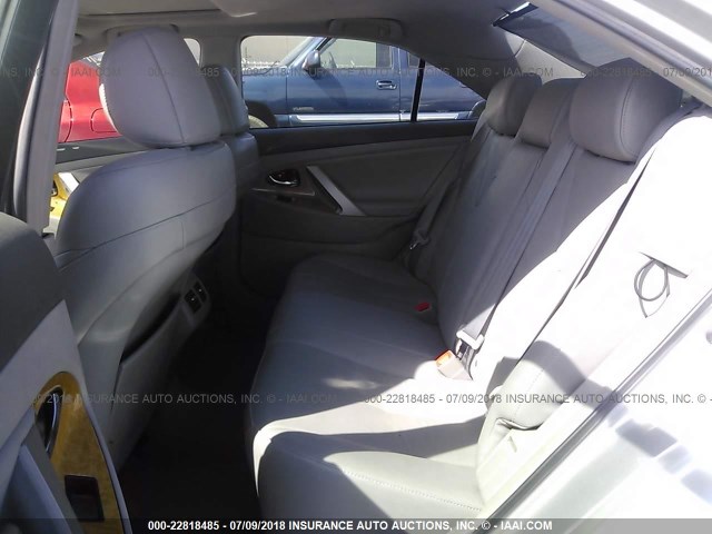 4T1BK46K67U002885 - 2007 TOYOTA CAMRY NEW GENERAT LE/XLE/SE SILVER photo 8