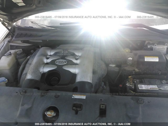 KNDMB233466034106 - 2006 KIA SEDONA EX/LX GRAY photo 10