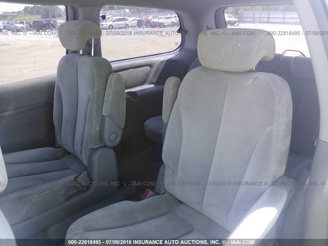 KNDMB233466034106 - 2006 KIA SEDONA EX/LX GRAY photo 8