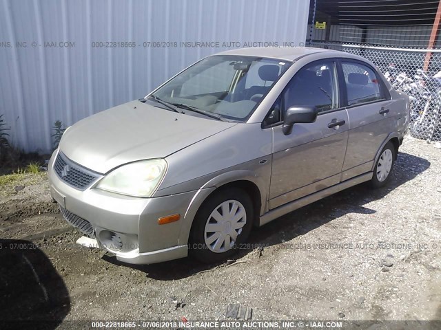 JS2RB62S265300143 - 2006 SUZUKI AERIO TAN photo 2