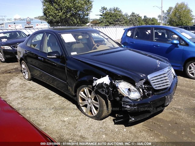 WDBUF87X09B378143 - 2009 MERCEDES-BENZ E 350 4MATIC BLACK photo 1