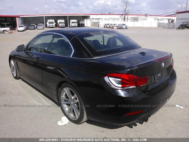 WBA4Z1C55JEC58846 - 2018 BMW 430I BLACK photo 3