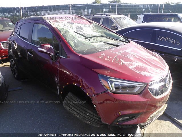 KL4CJCSB4HB165151 - 2017 BUICK ENCORE ESSENCE RED photo 1