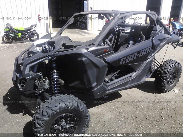 3JBVXAW29HK002739 - 2017 CAN-AM MAVERICK X3 X RS TURBO R BLACK photo 2