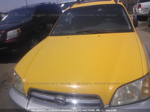 4S4BT62C537112701 - 2003 SUBARU BAJA SPORT YELLOW photo 6