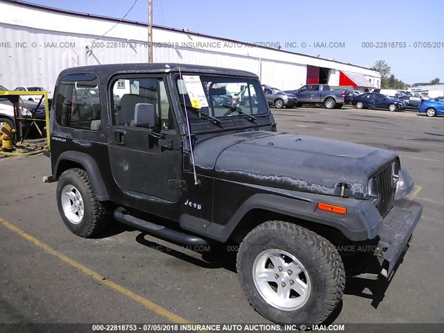 1J4FY19P9SP317191 - 1995 JEEP WRANGLER / YJ S/RIO GRANDE BLACK photo 1