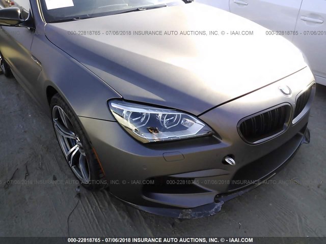 WBSLX9C56DD159911 - 2013 BMW M6 GRAY photo 6