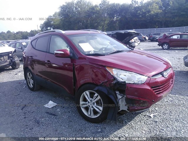 KM8JUCAC2CU335661 - 2012 HYUNDAI TUCSON GLS/LIMITED RED photo 1