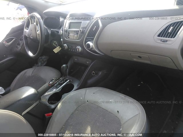 KM8JUCAC2CU335661 - 2012 HYUNDAI TUCSON GLS/LIMITED 红色 照片 5