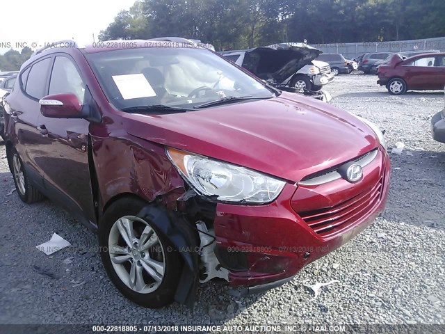 KM8JUCAC2CU335661 - 2012 HYUNDAI TUCSON GLS/LIMITED 红色 照片 6